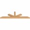 Ekena Millwork Saratoga Smooth Timber Gable Bracket, Western Red Cedar, 72"W x 21"H x 3 1/2"D x 3 1/2"F, 7/12 Pitch GBW072X21X0404SAR00SWR - alternate 4